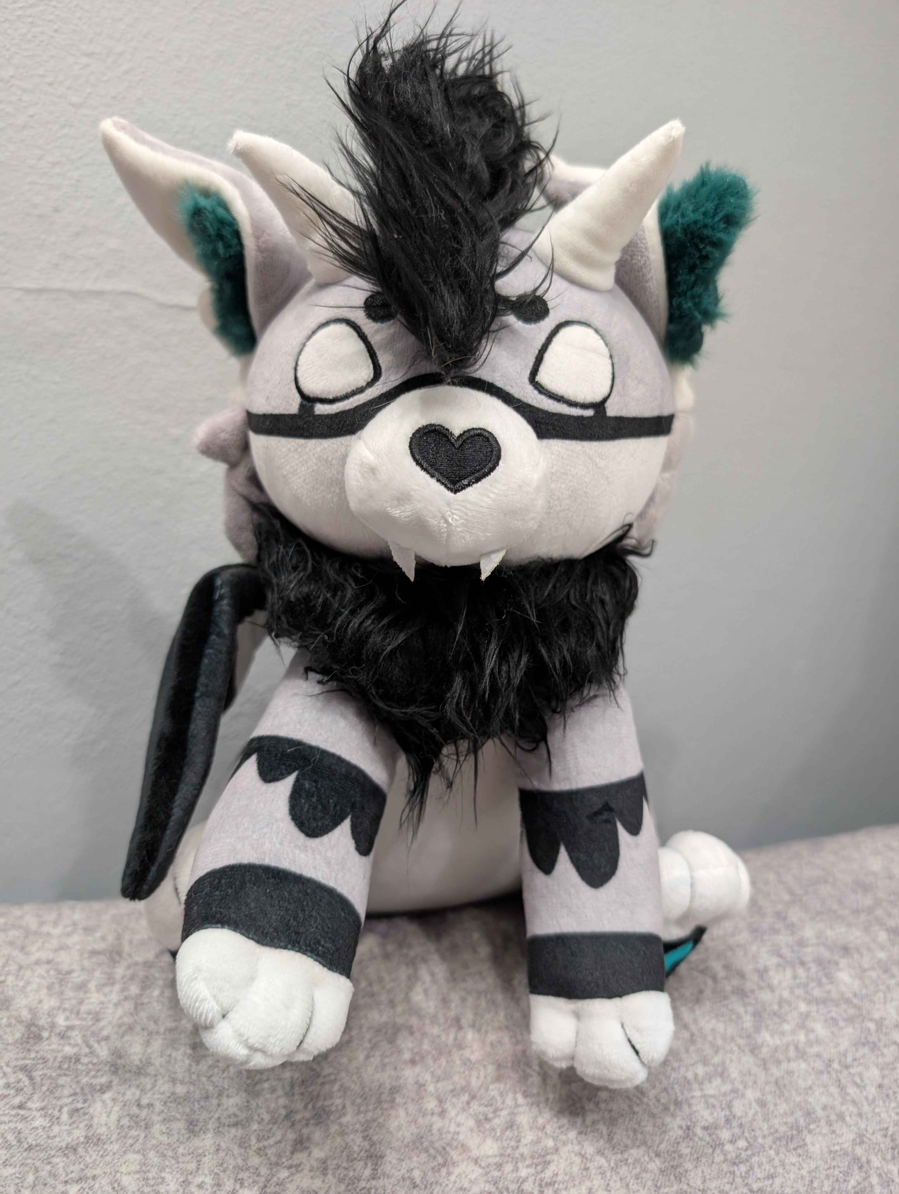 12in Silver plushie