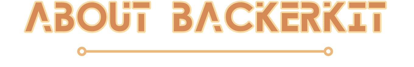 Header that says ABOUT BACKERKIT