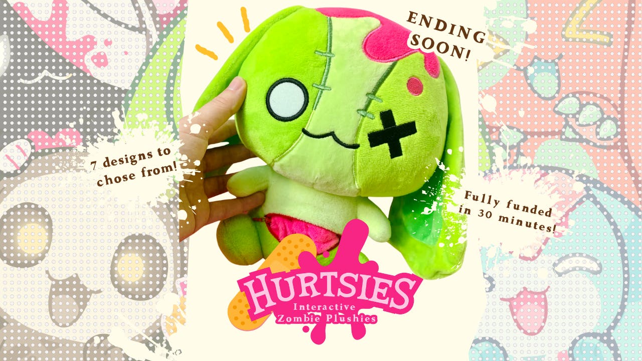 Hurtsies: Interactive Zombie Plushies!