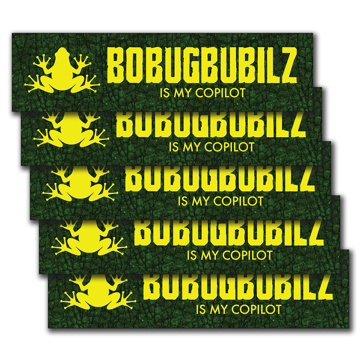 Bobugbubilz is My Copilot Bumpersticker (Retailer)