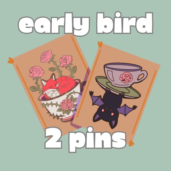 Early Bird Fox AND Bat bundle