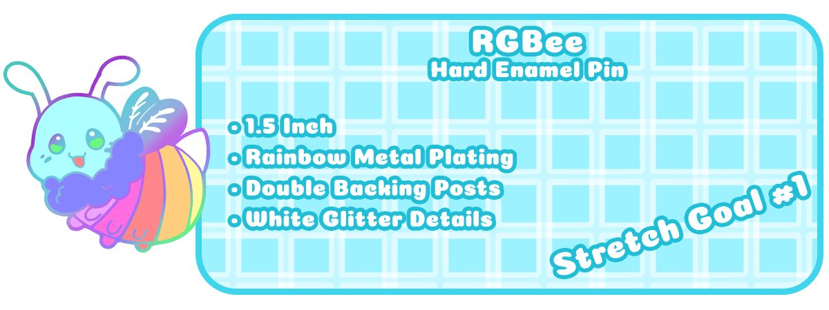 RGBee Enamel Pin