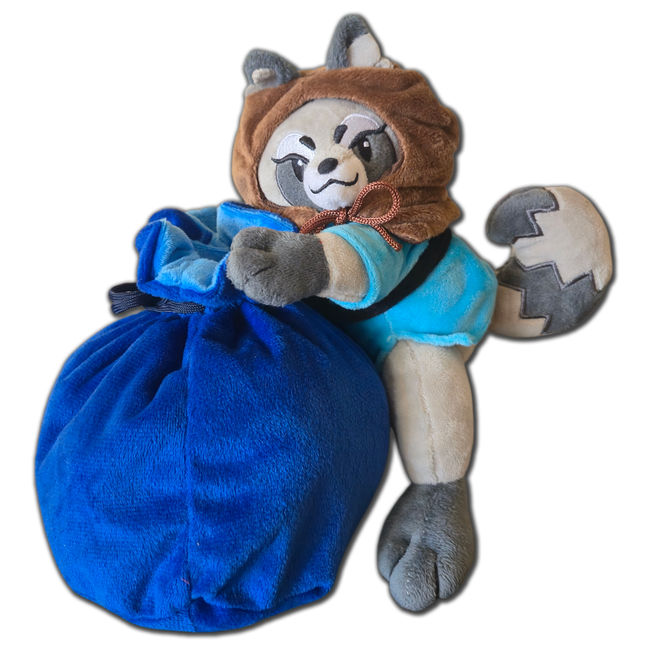 Grey Raccoon Plush