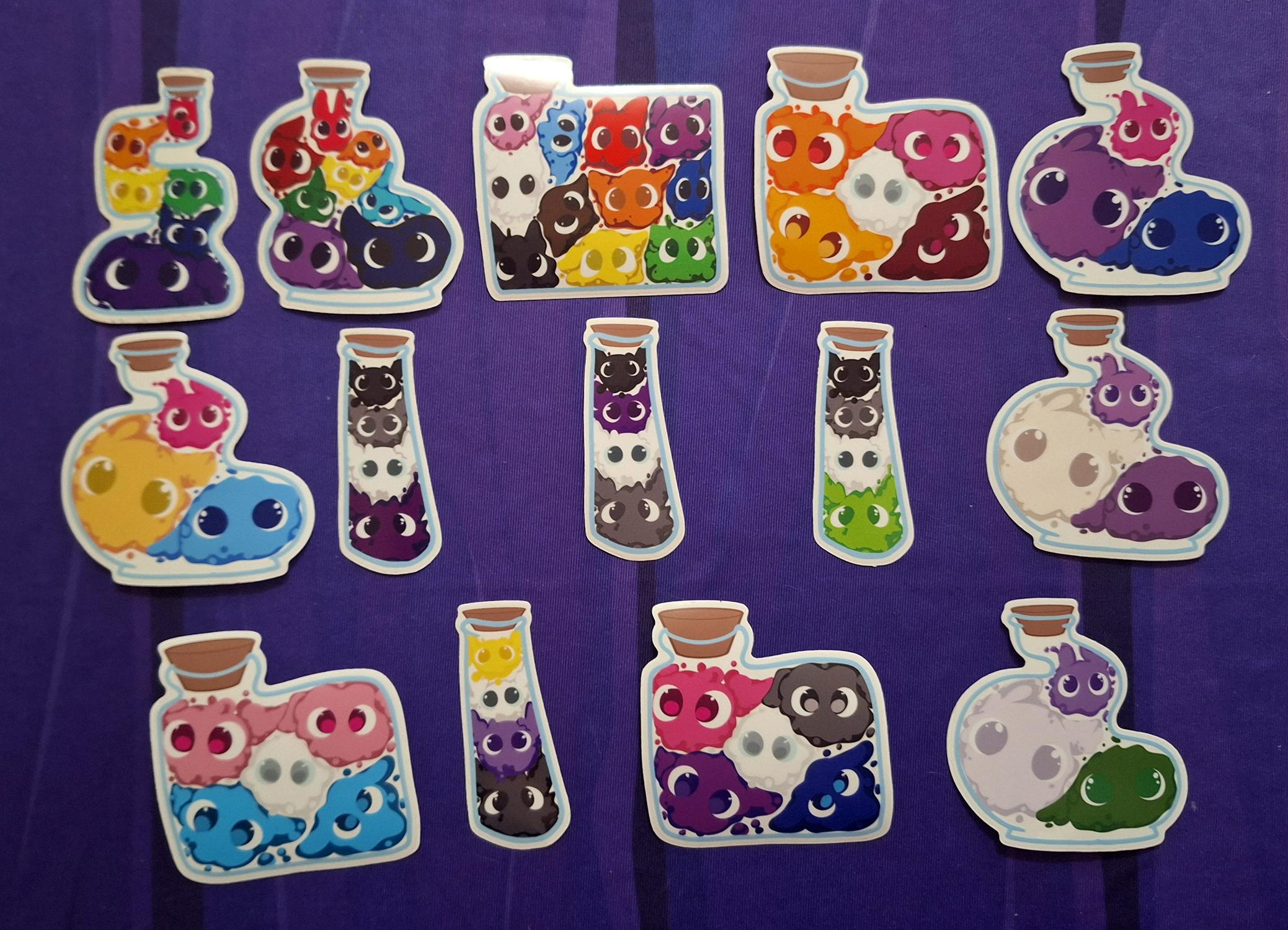 Pride Potion Sprite Bottle Stickers - 3x