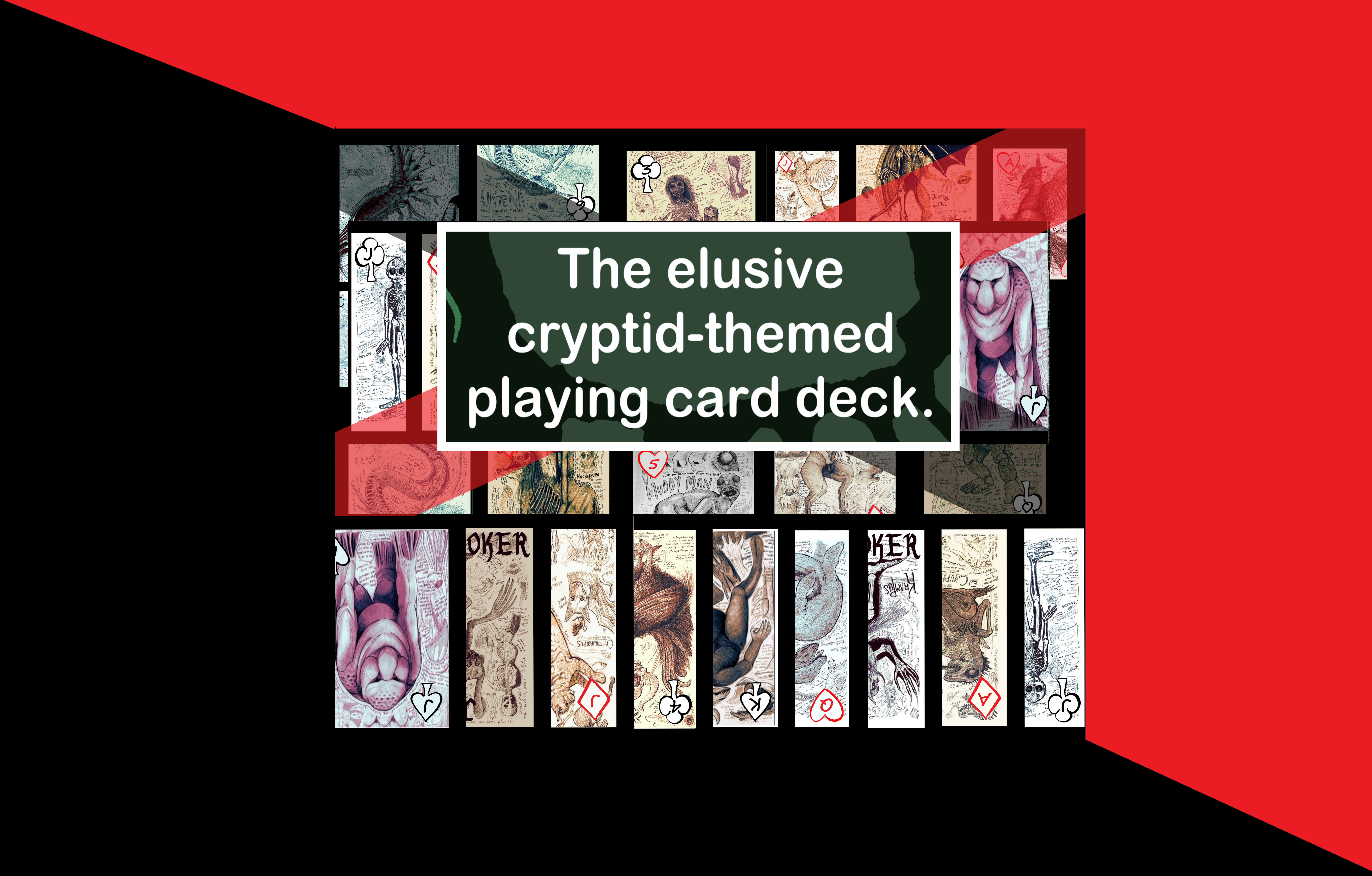 Cryptozoology Collection: Victorian Playing Card Deck