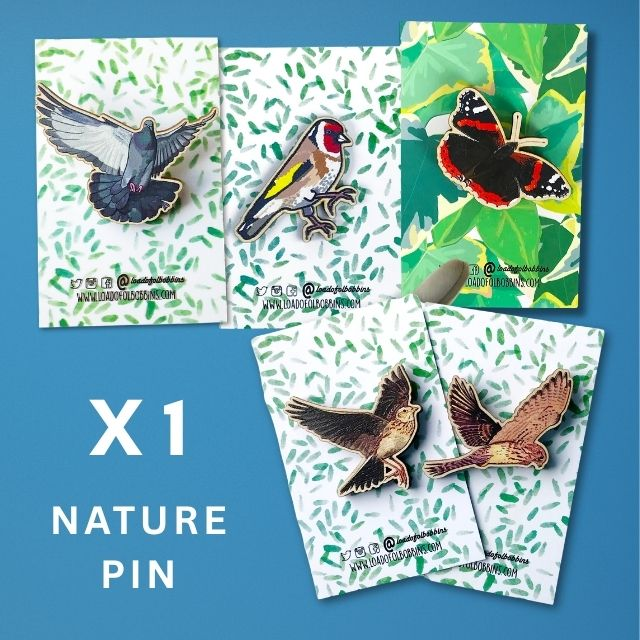 Wooden Nature Pin