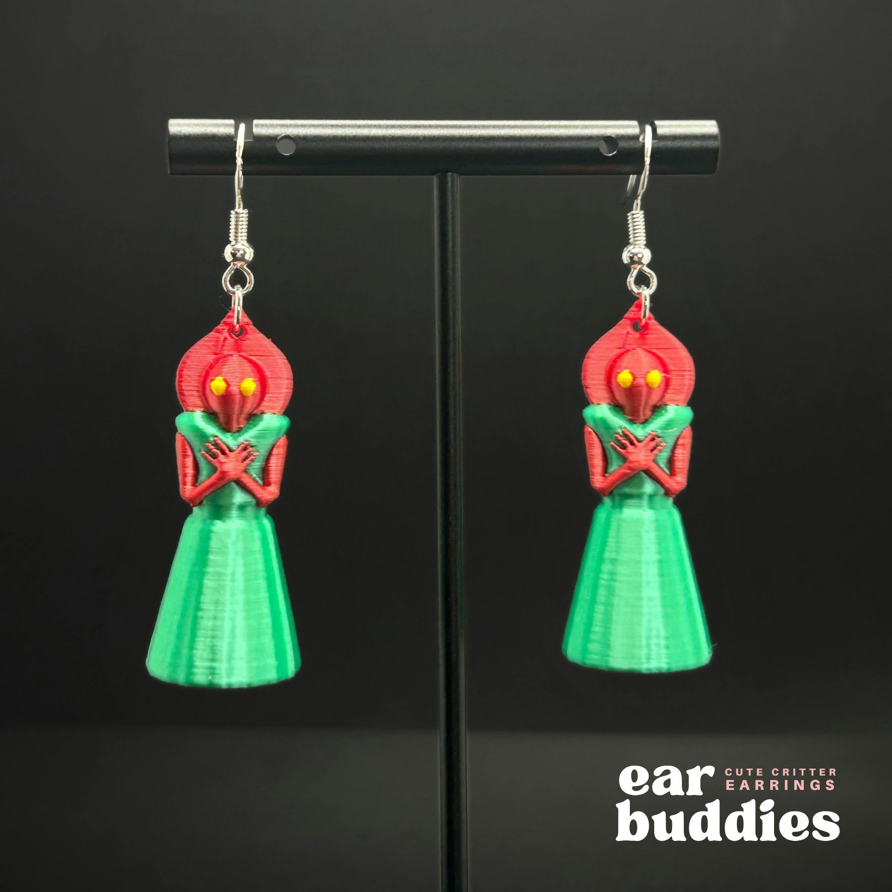 Flatwoods Monster Ear Buddies Earrings