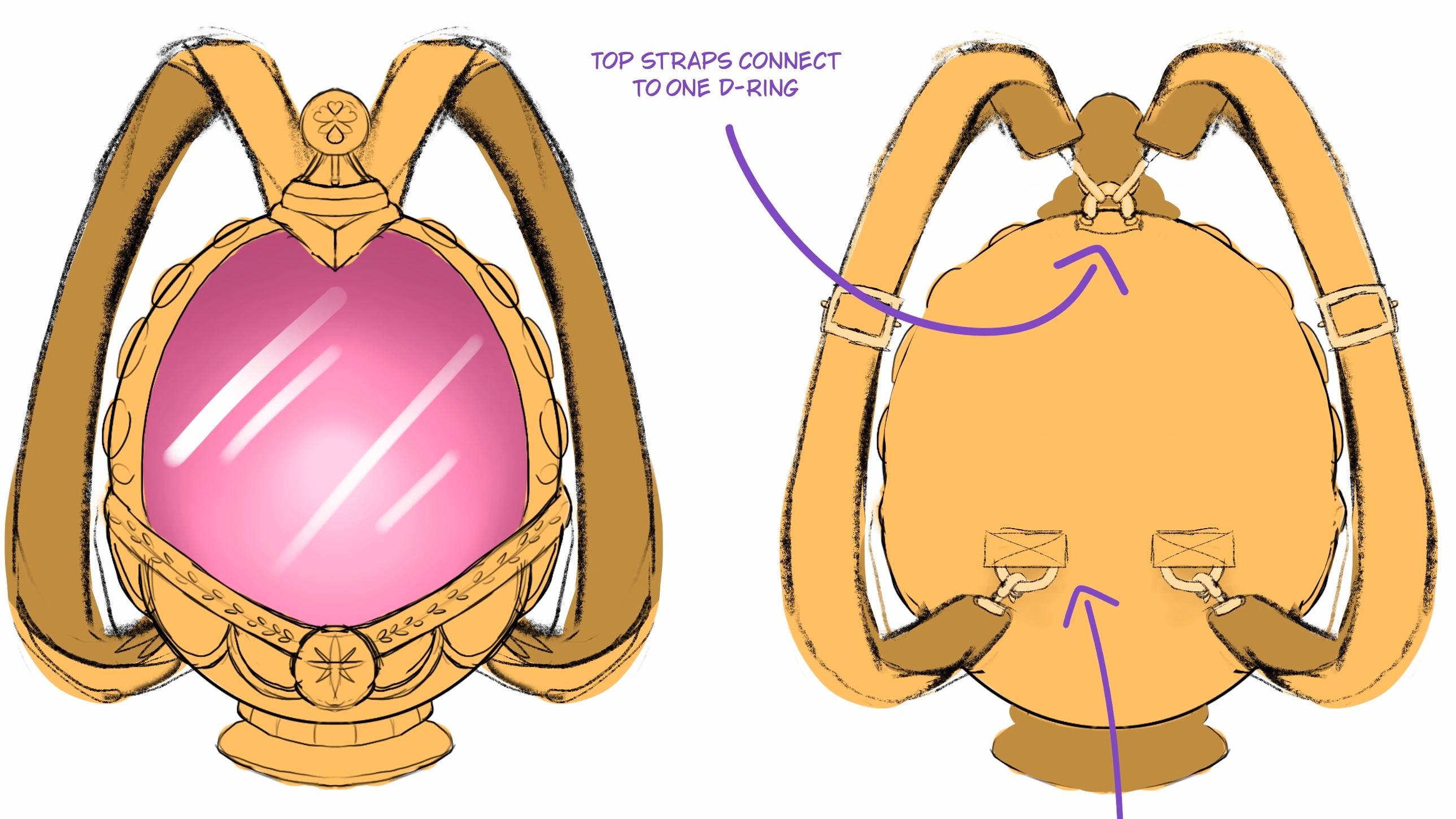 Madoka Magica Interchangeable Soul Gem Ita Bags