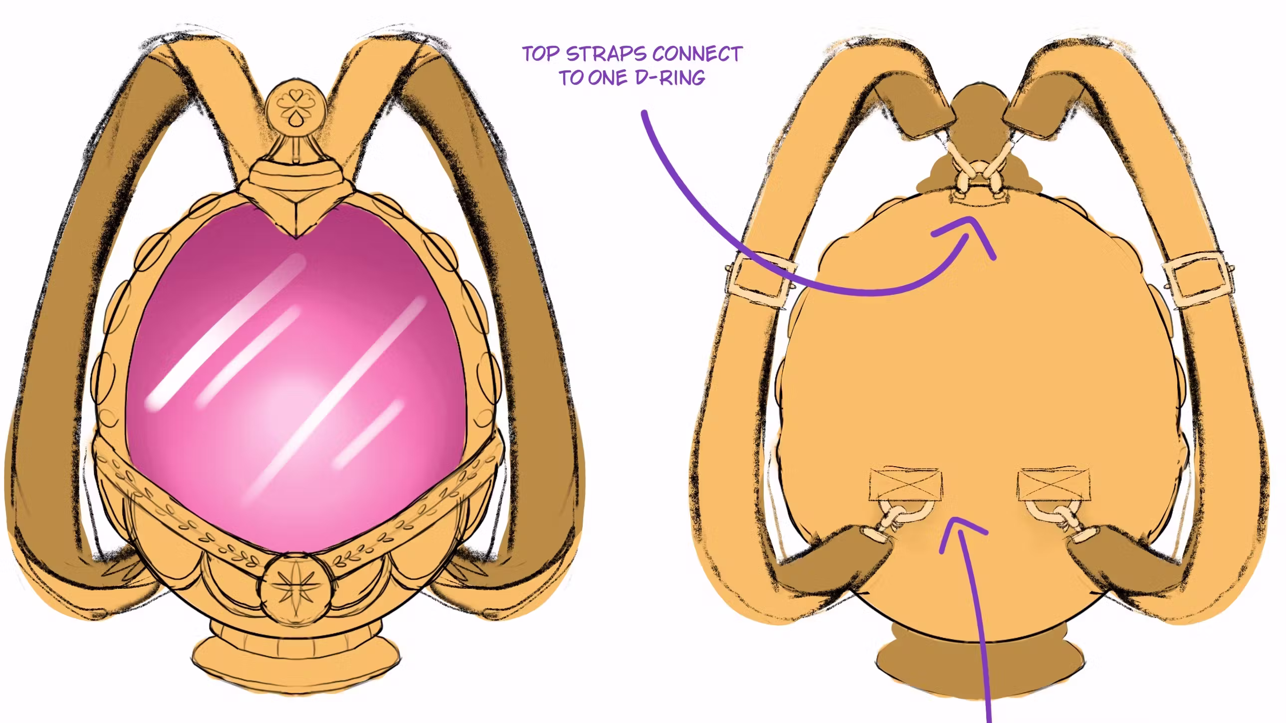 Madoka Magica Interchangeable Soul Gem Ita Bags