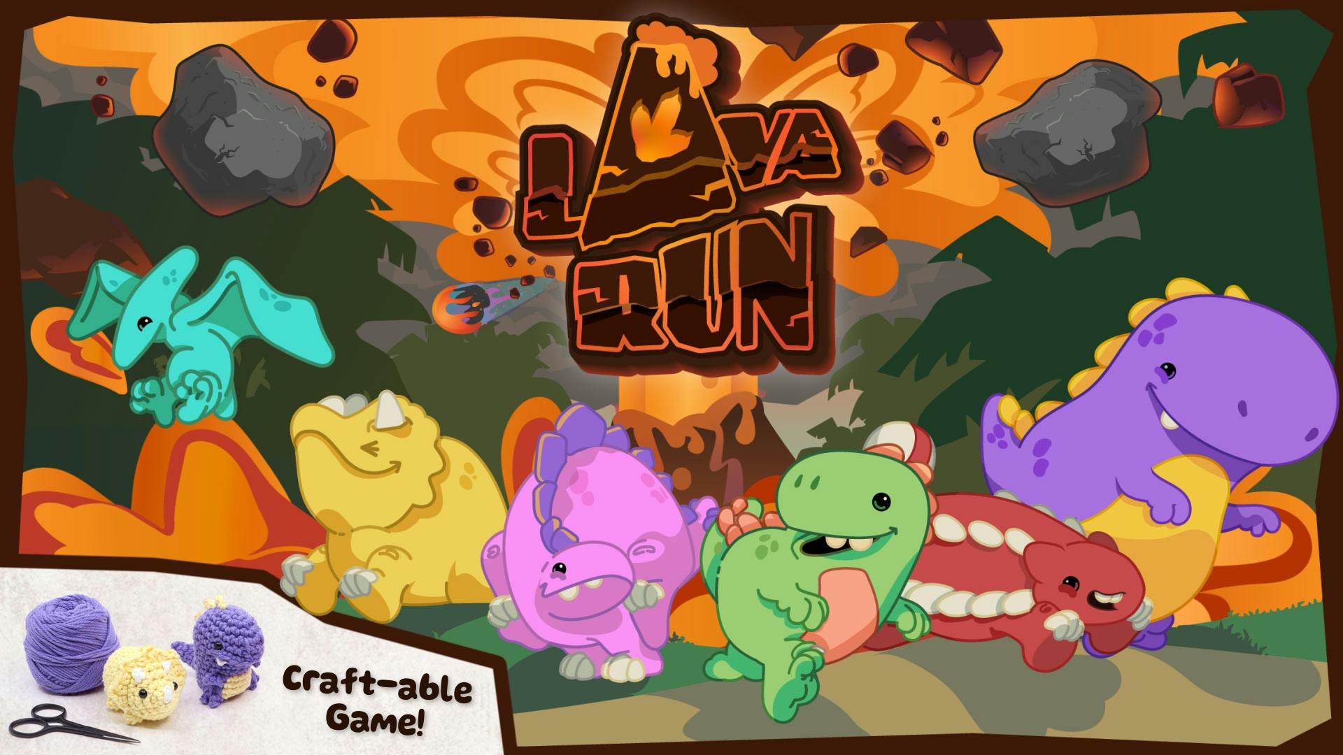 Lava Run - The Craft-Able Dinosaur Game