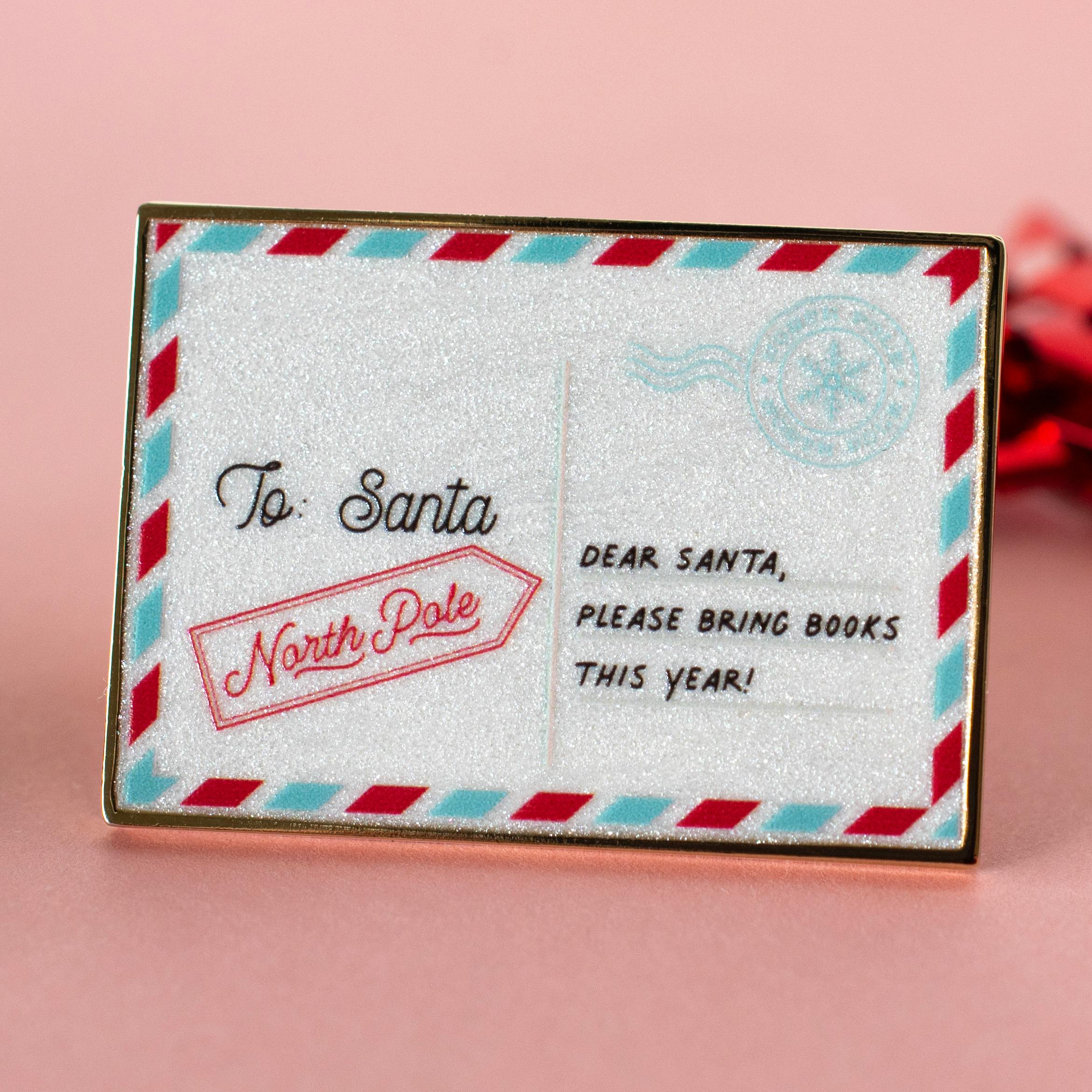 Letters to Santa Pin - Bring Books!