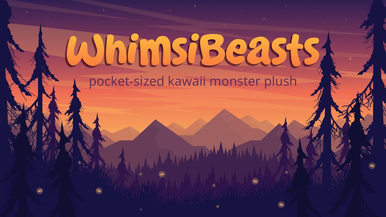 WhimsiBeasts Plushies