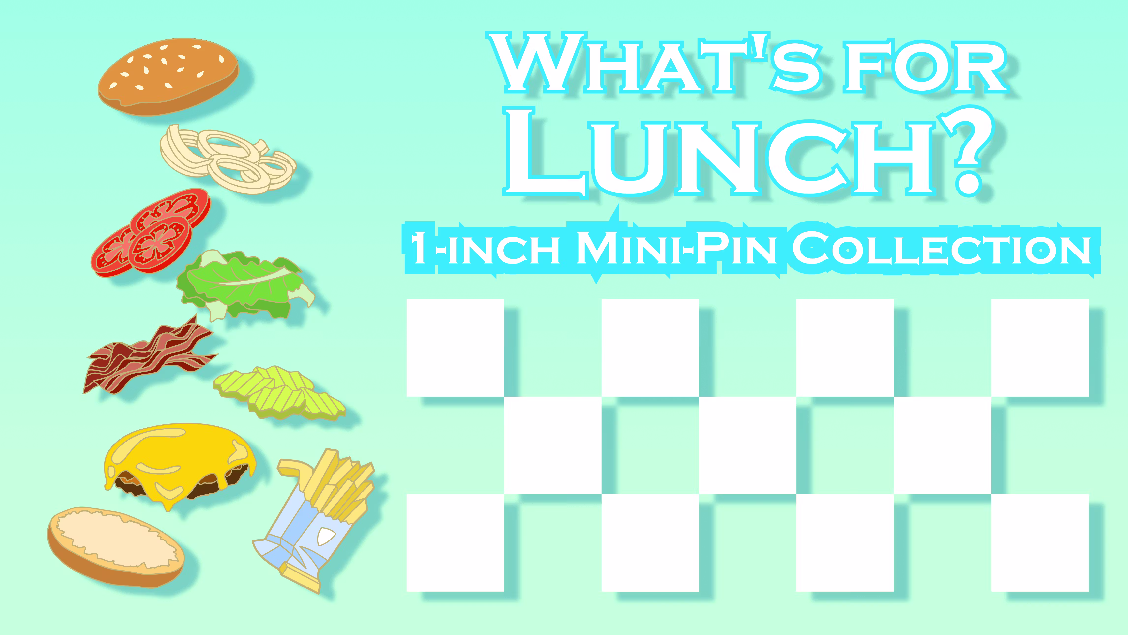 What's for Lunch? Mini Pin Collection