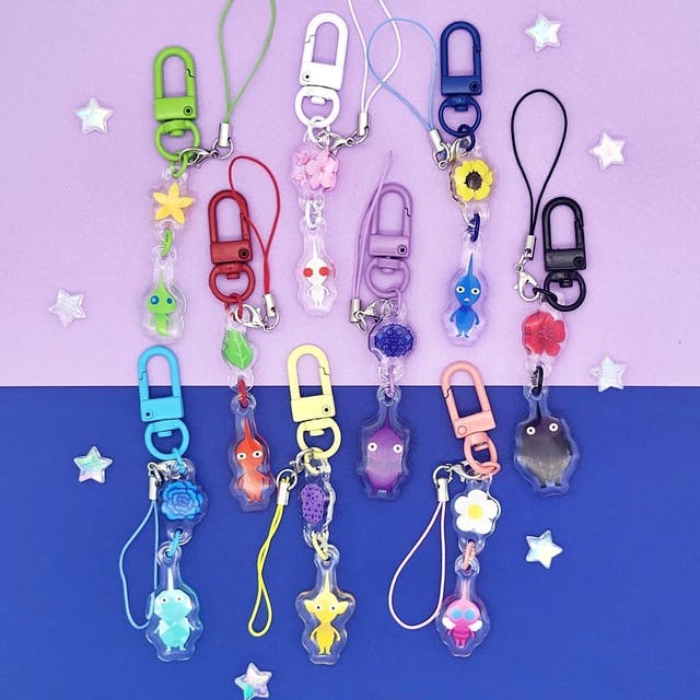 Pikmin Keycharm (9 Colours)
