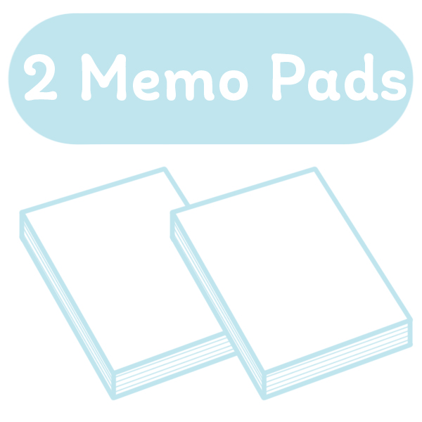 2 Memo Pads