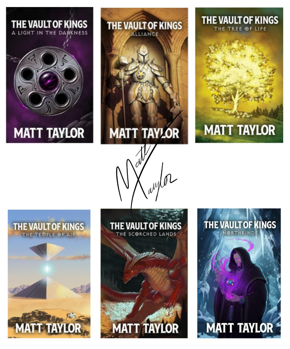 Secrets of the Vault - Signed copies of all 6 books in The Vault of Kings series
