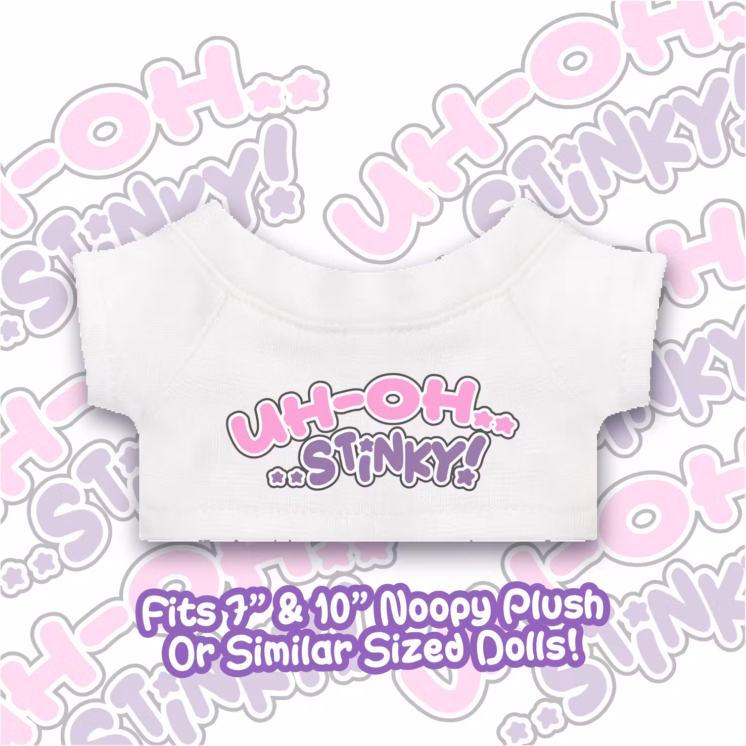 ‘Uh-Oh, Stinky’ Shirt for Noopy plush