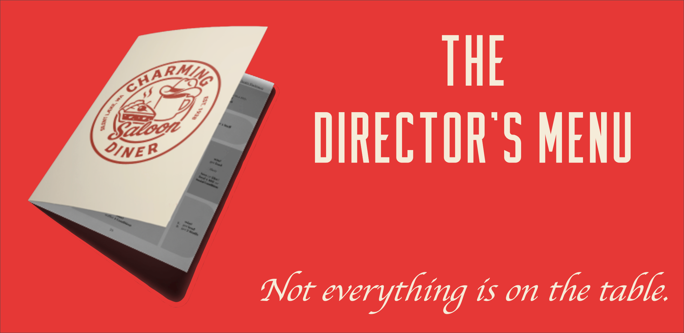 The Director’s Menu