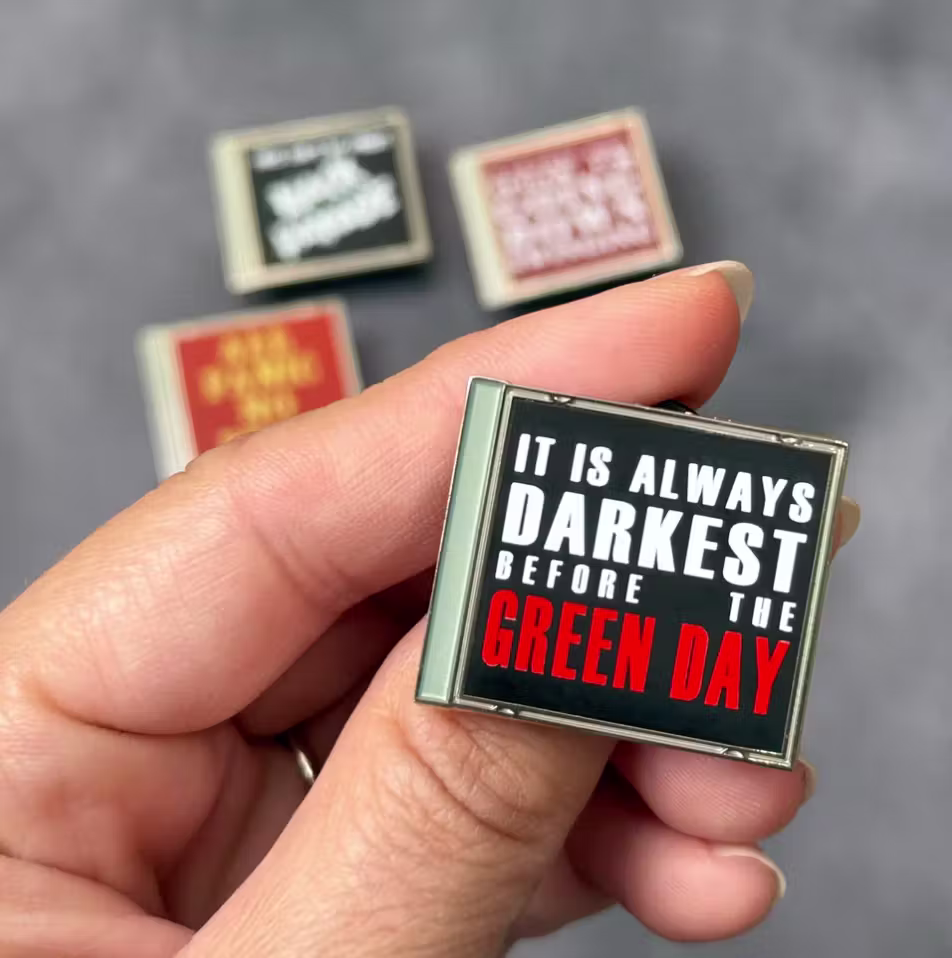 Always Darkest CD Pin