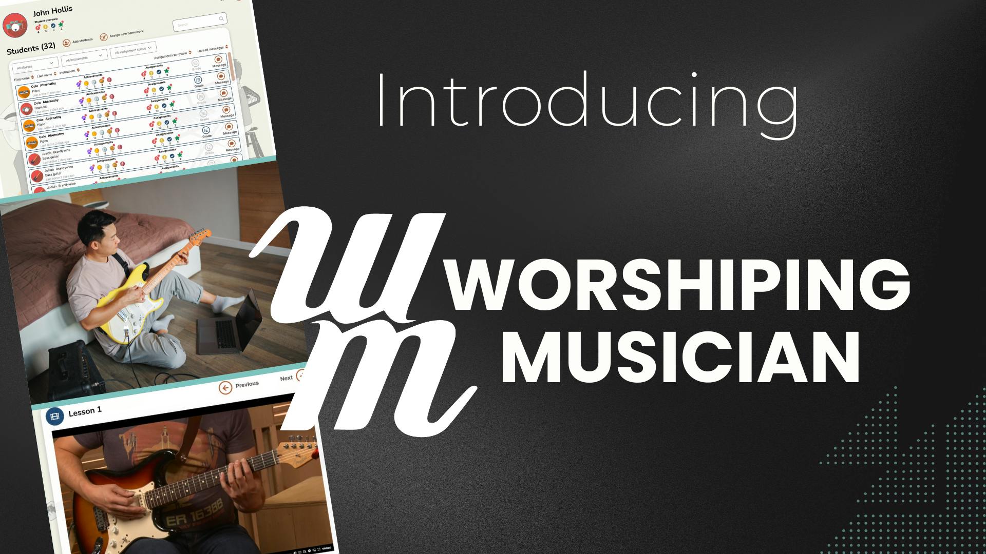 Worshiping Musician