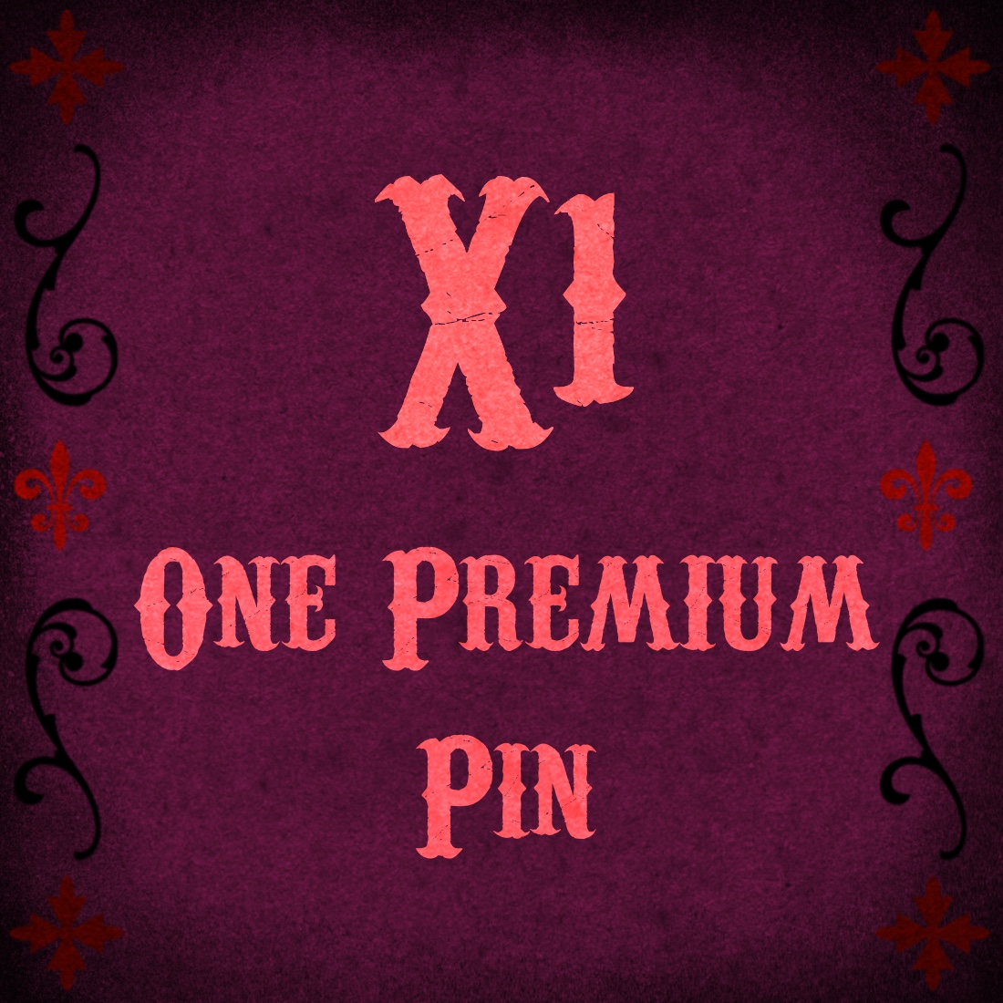 Premium x1 Pin