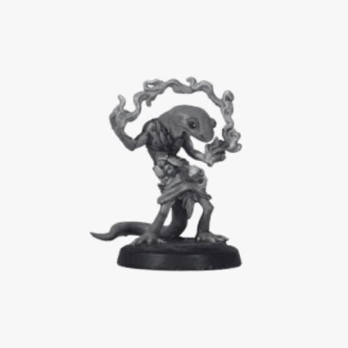 Salamander Mage Miniature