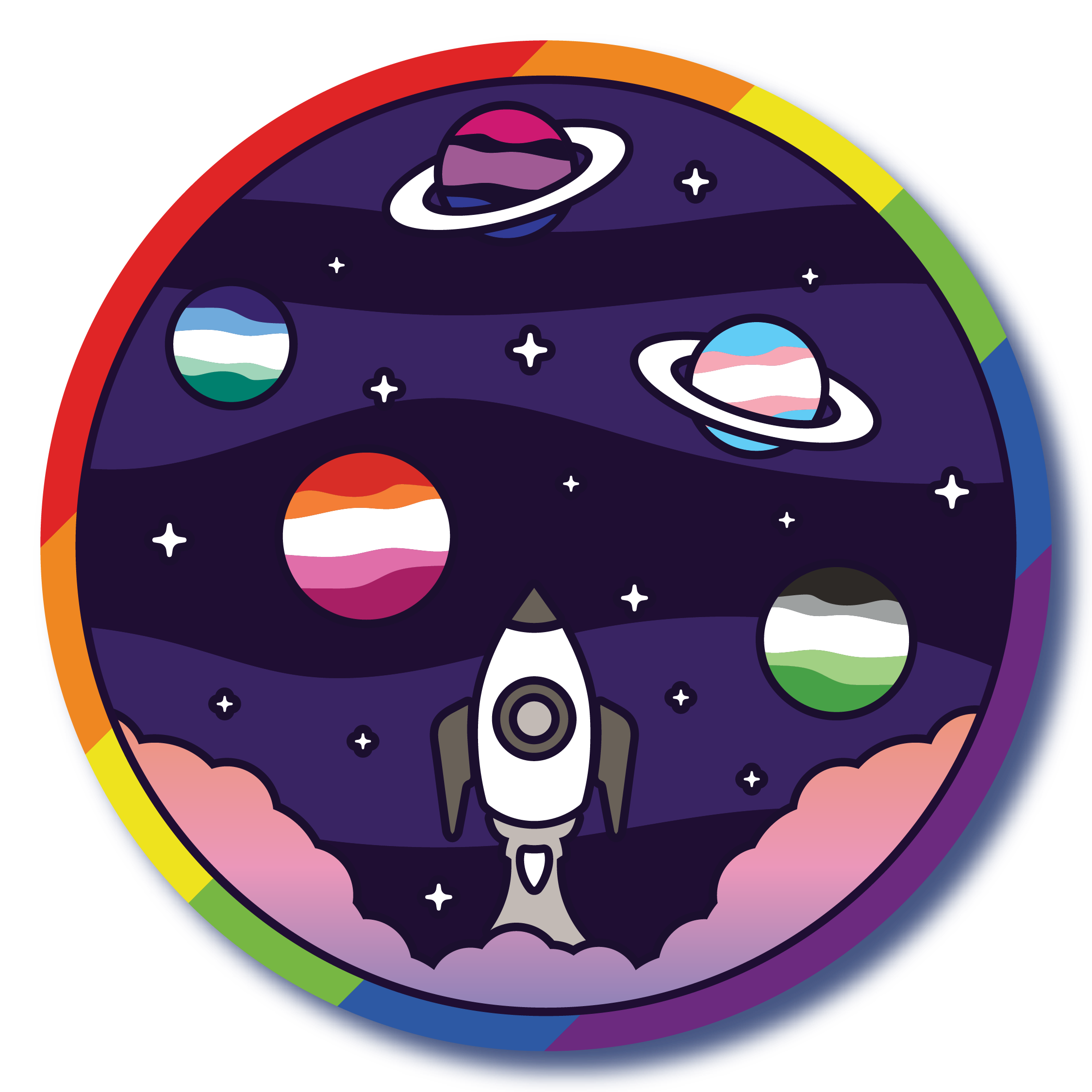 Pride Space Magnet