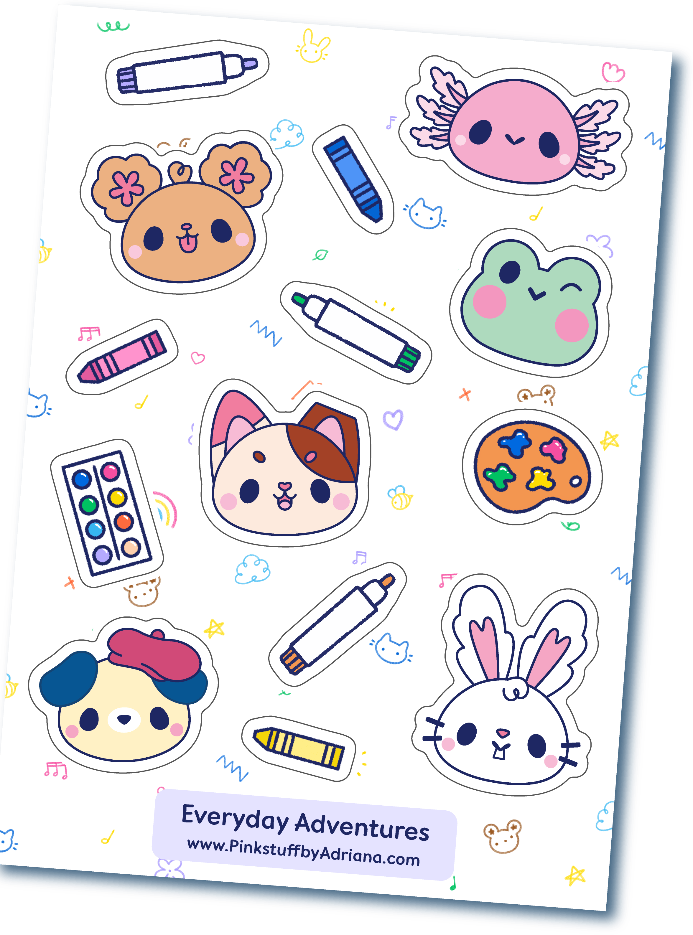 Character Sticker Sheet