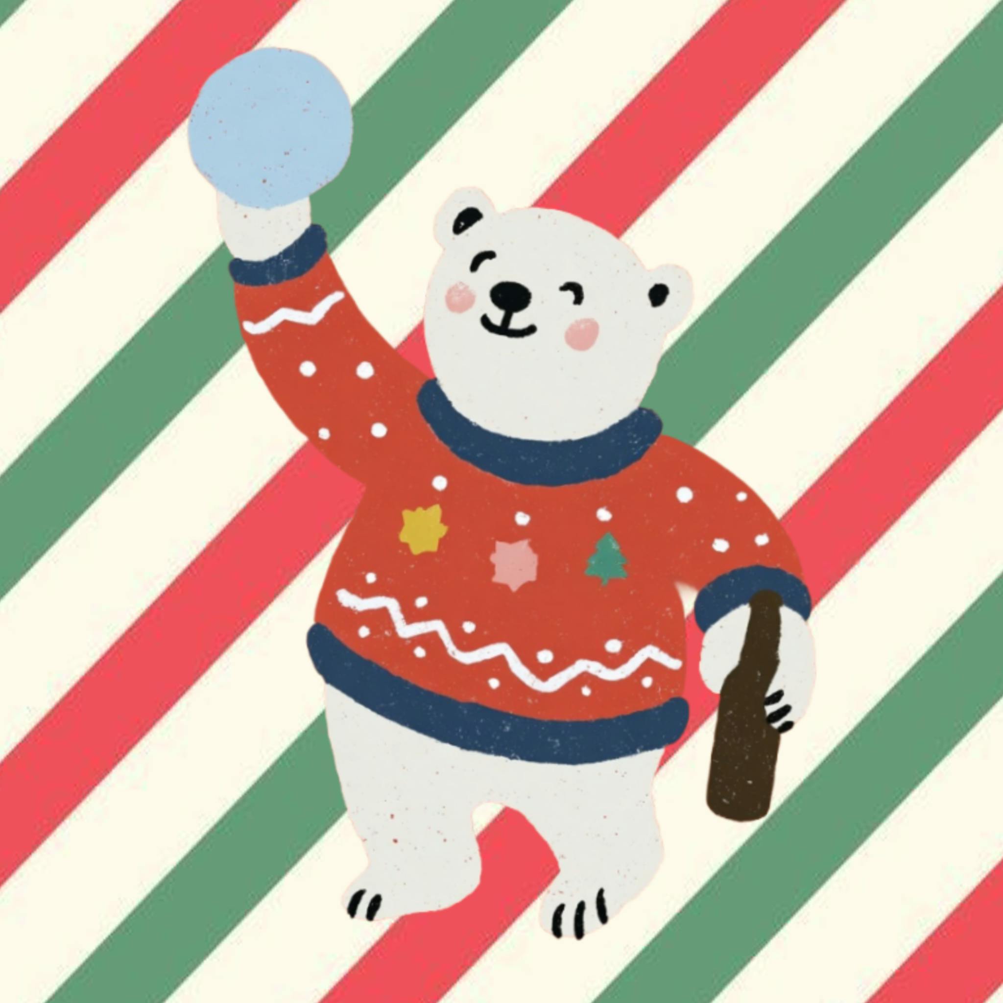 Polar bear Die-Cut Sticker