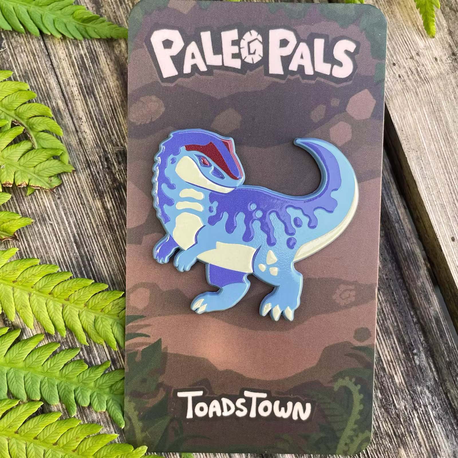 Allosaurus Dyed Enamel Pin