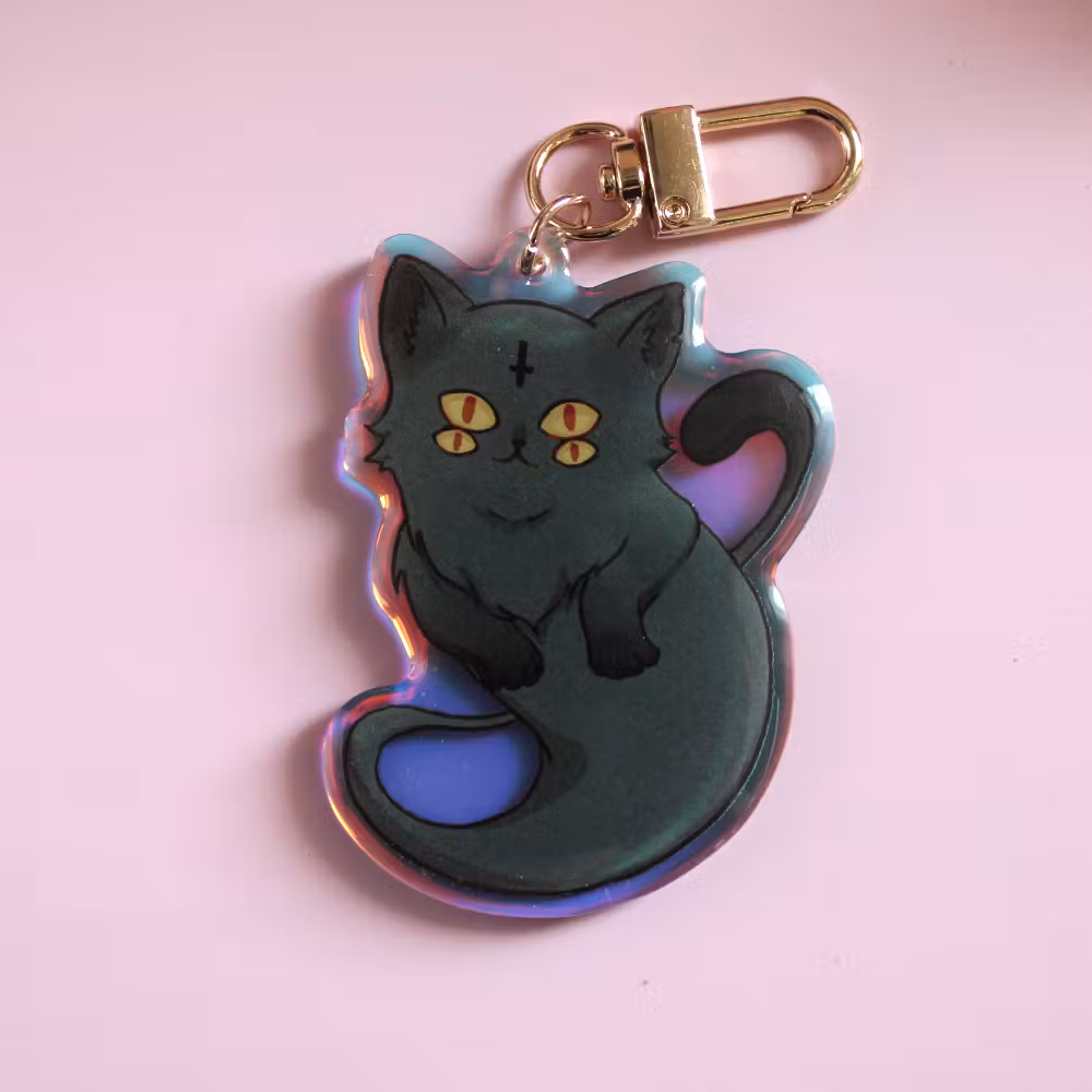 Last one: Ghost Kitty Charm