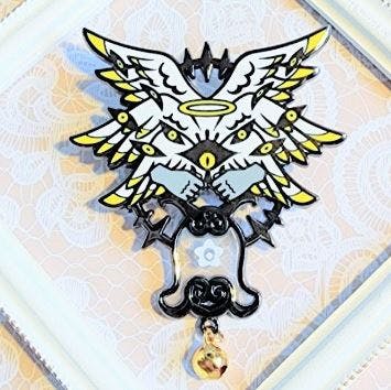 Yellow Angel Bells Pin