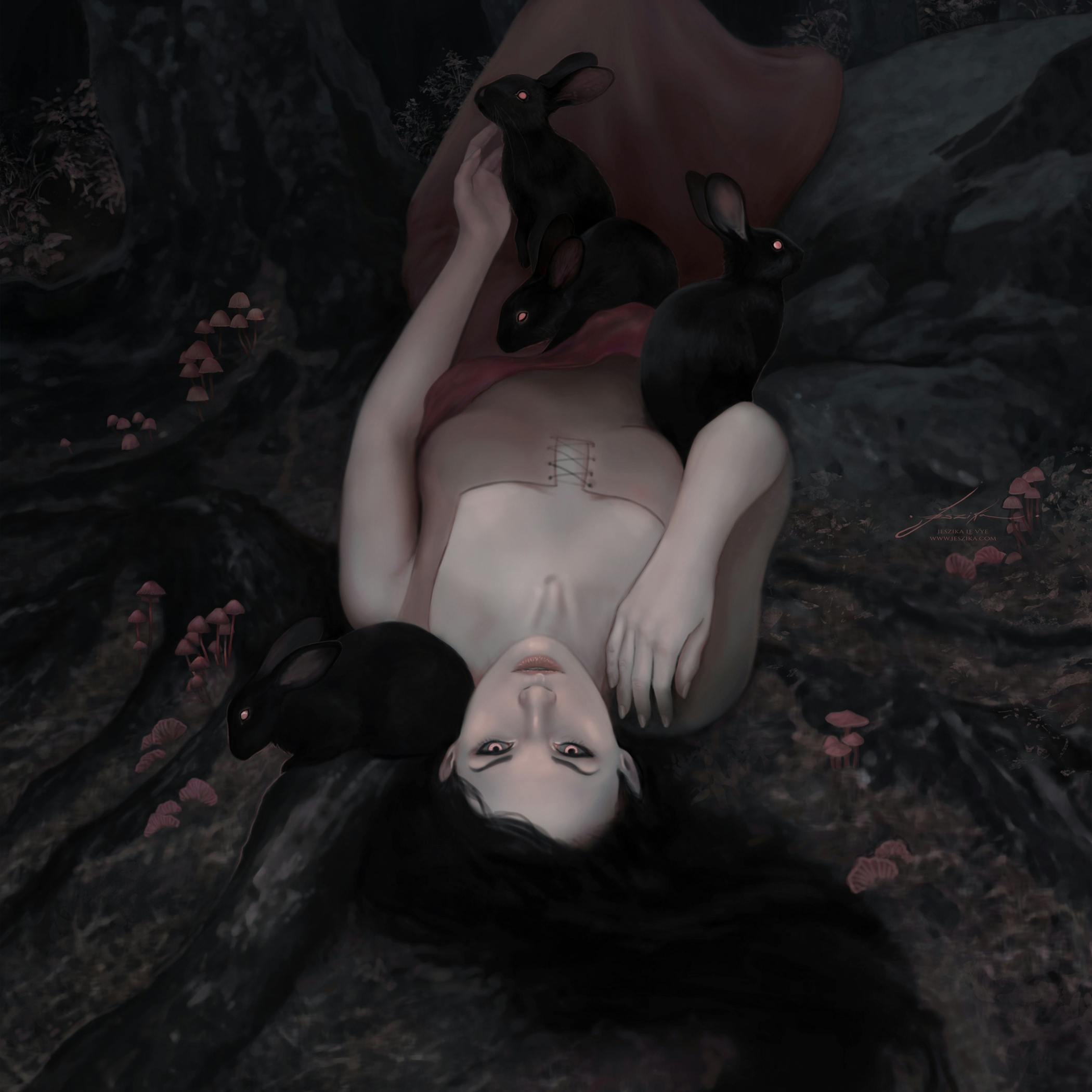 Quiescence - with black rabbits