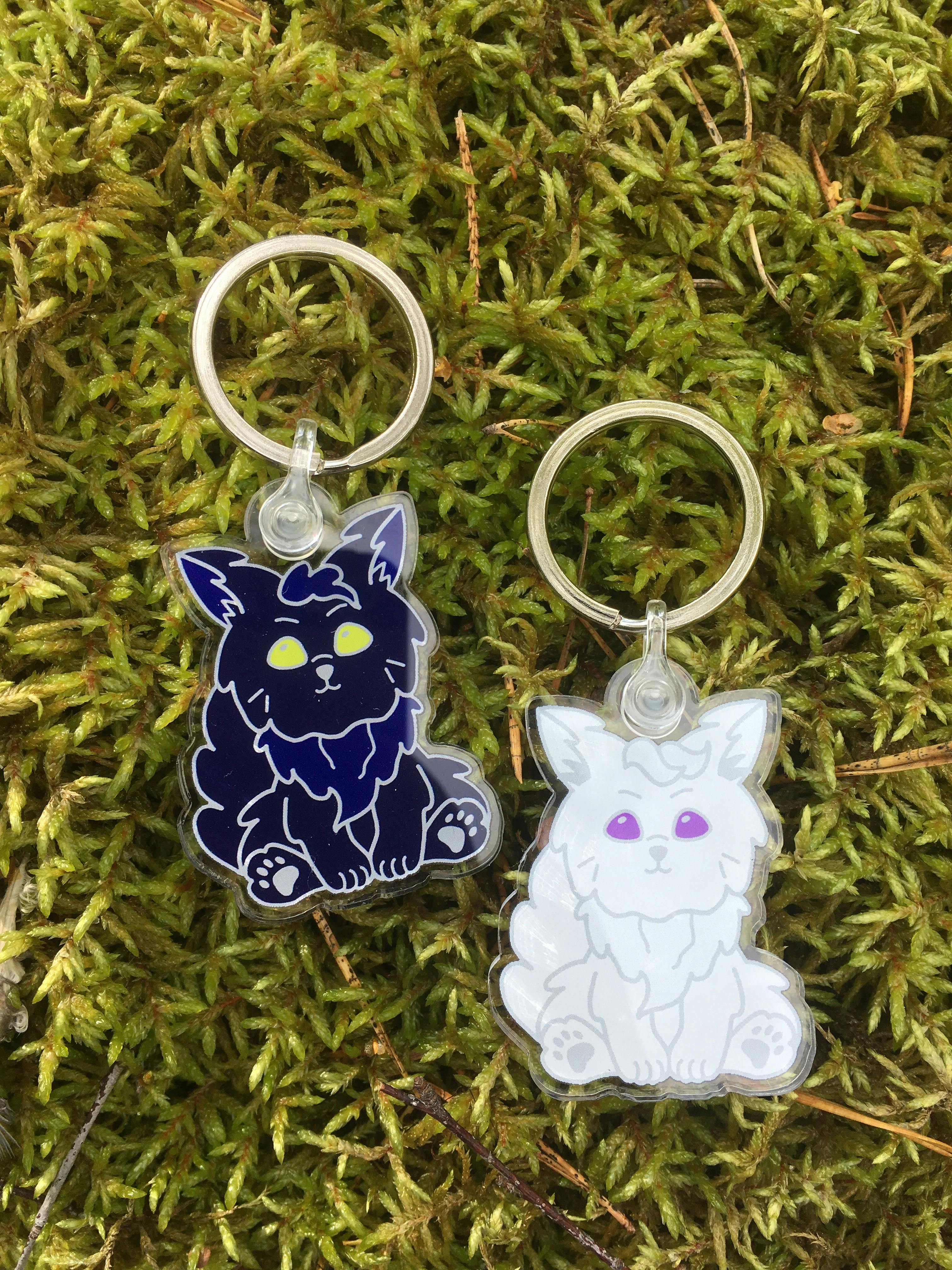 ⭐️ Wolfs acrylic keyring 2pcs ⭐️