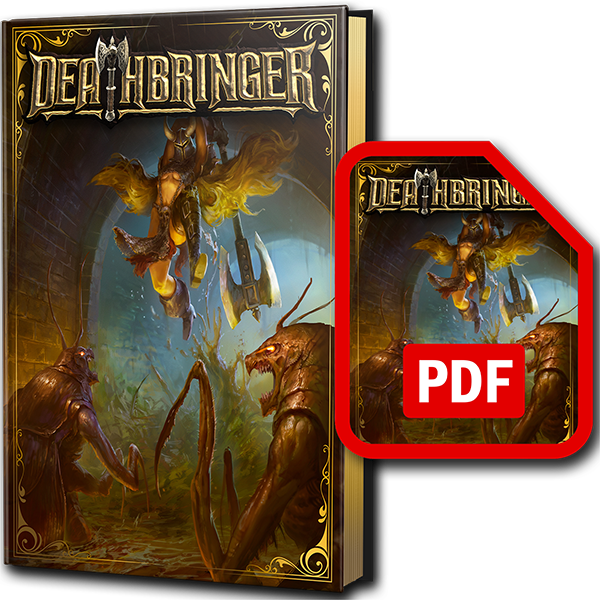 Signed Limited Edition Deathbringer Hardcover Core Rules (Print + PDF)