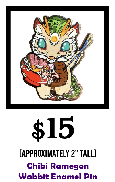 Chibi Ramegon Enamel Pin