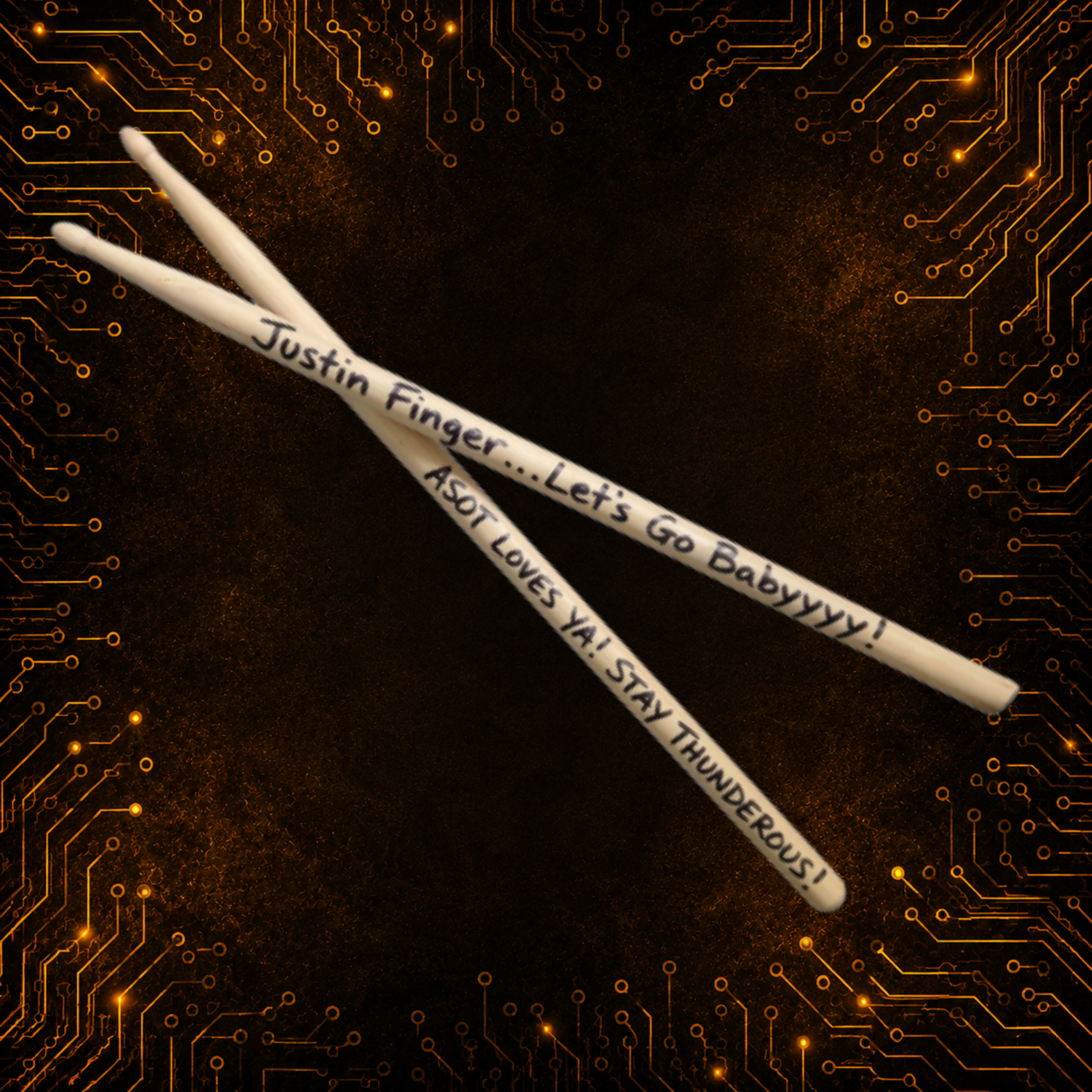 Autographed Drum Sticks
