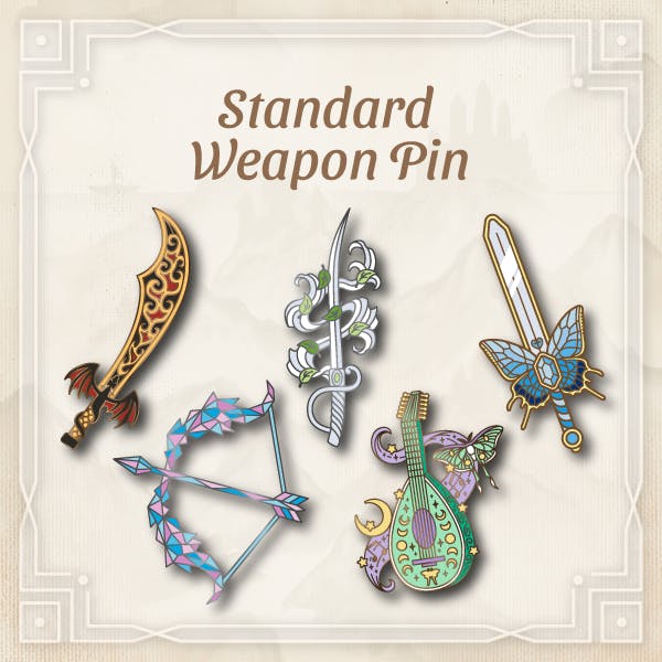 1 Standard Weapon Pin