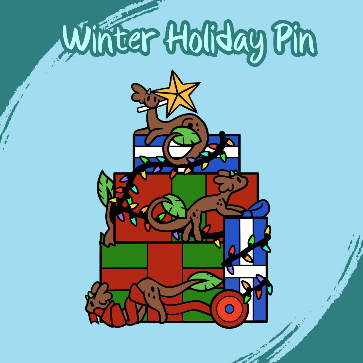 Winter Holidays Pin
