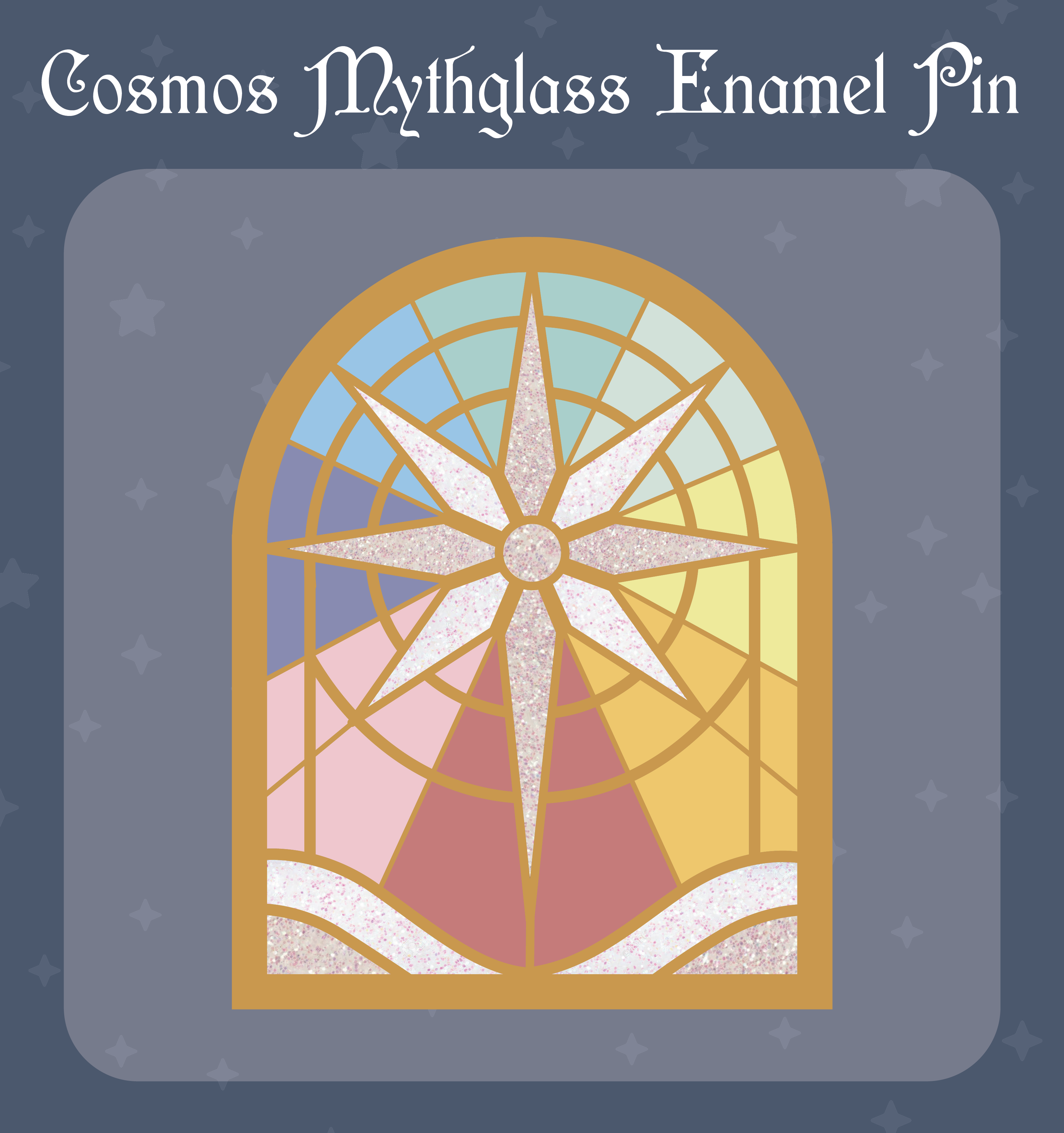 ✦ Cosmos Mythglass Enamel Pin