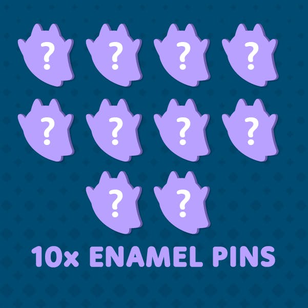 Restless Spirits - Ten Enamel Pins