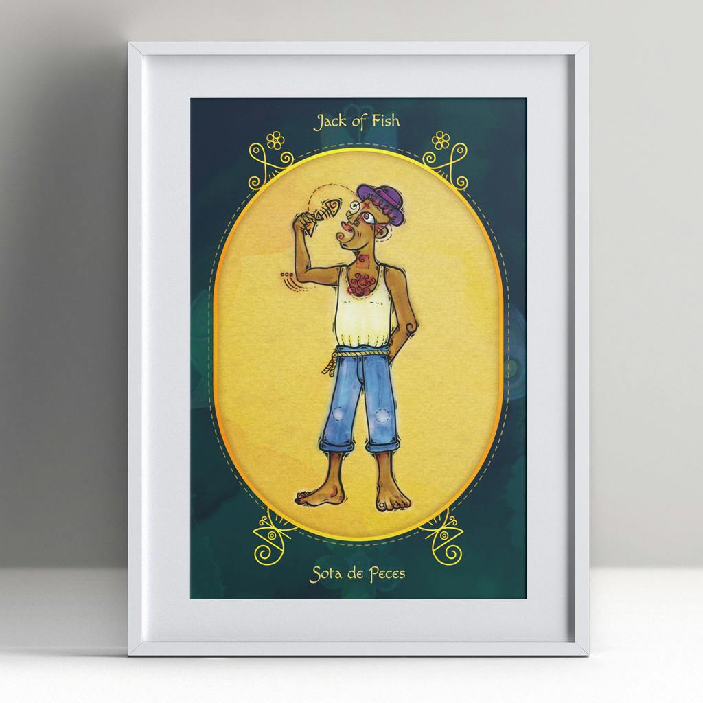 🖼️ Art Print: Jack of Fish