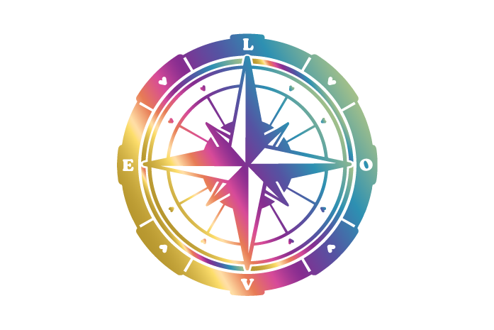 ✦ Queer North Holographic Sticker