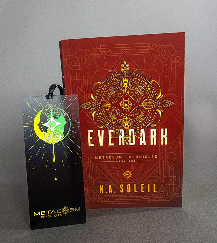 Everdark paperback + free bookmark