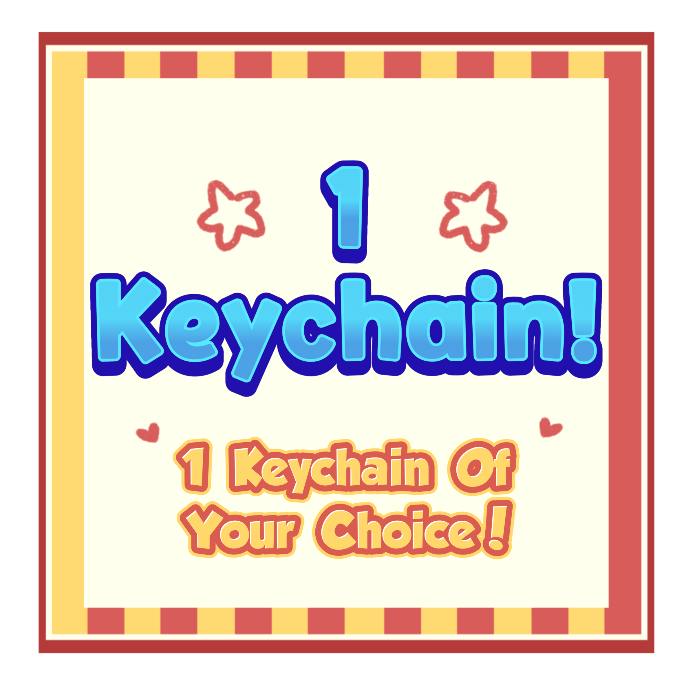 1 Keychain!