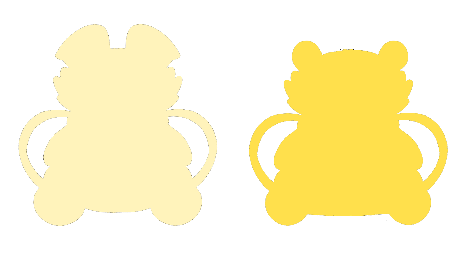 Two Snug-Alongs Plush Backpacks!