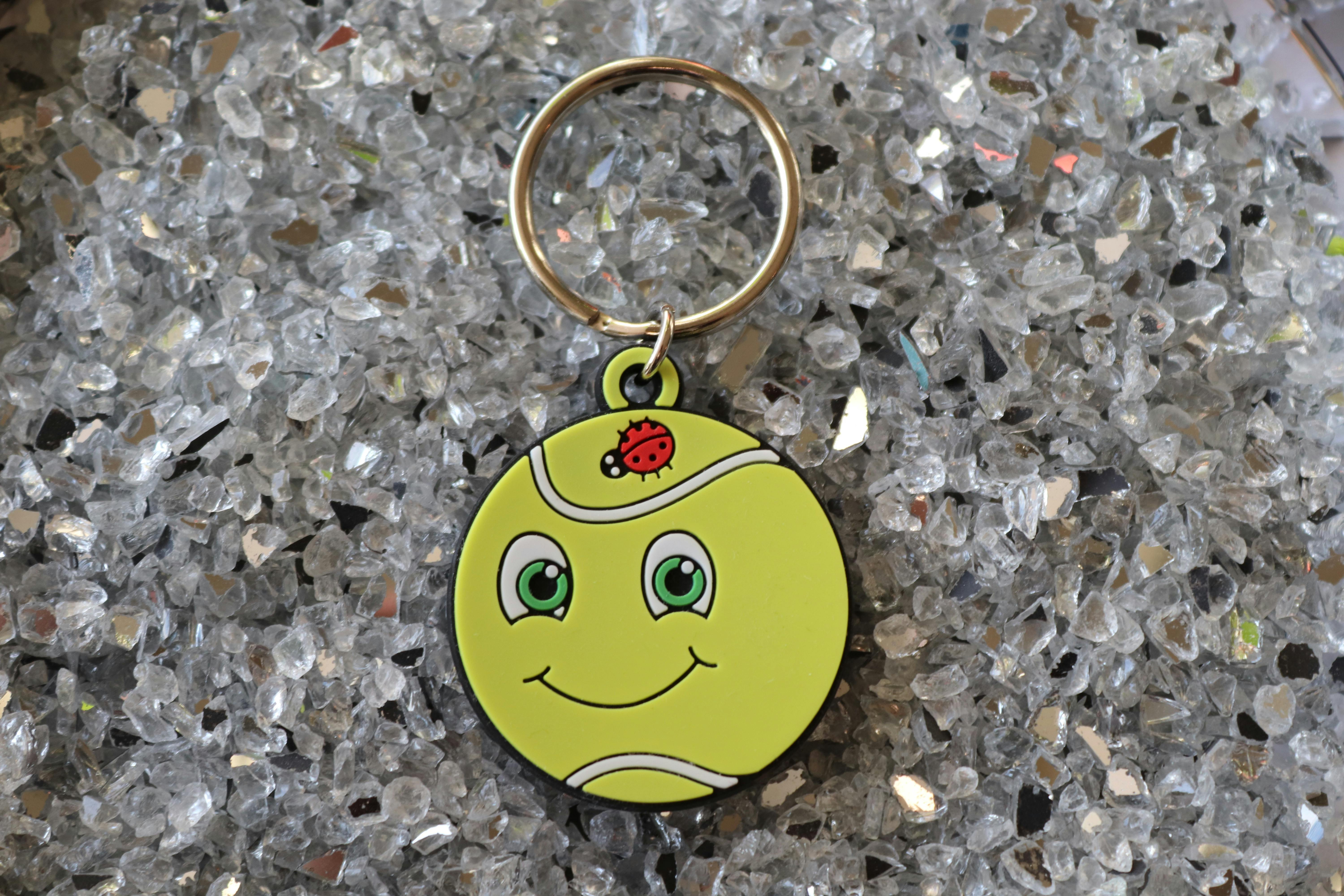 ⭐️ Tennisball keyring pvs rubber ⭐️