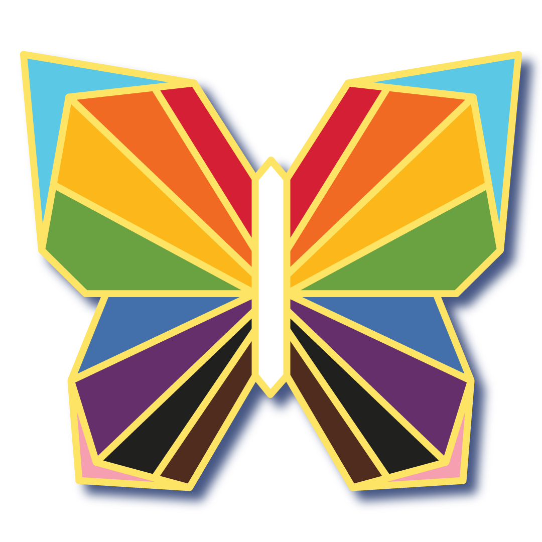 Rainbow Wings Pin