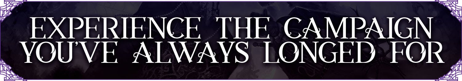 Header: Experience the Campaign You've Always Longed For