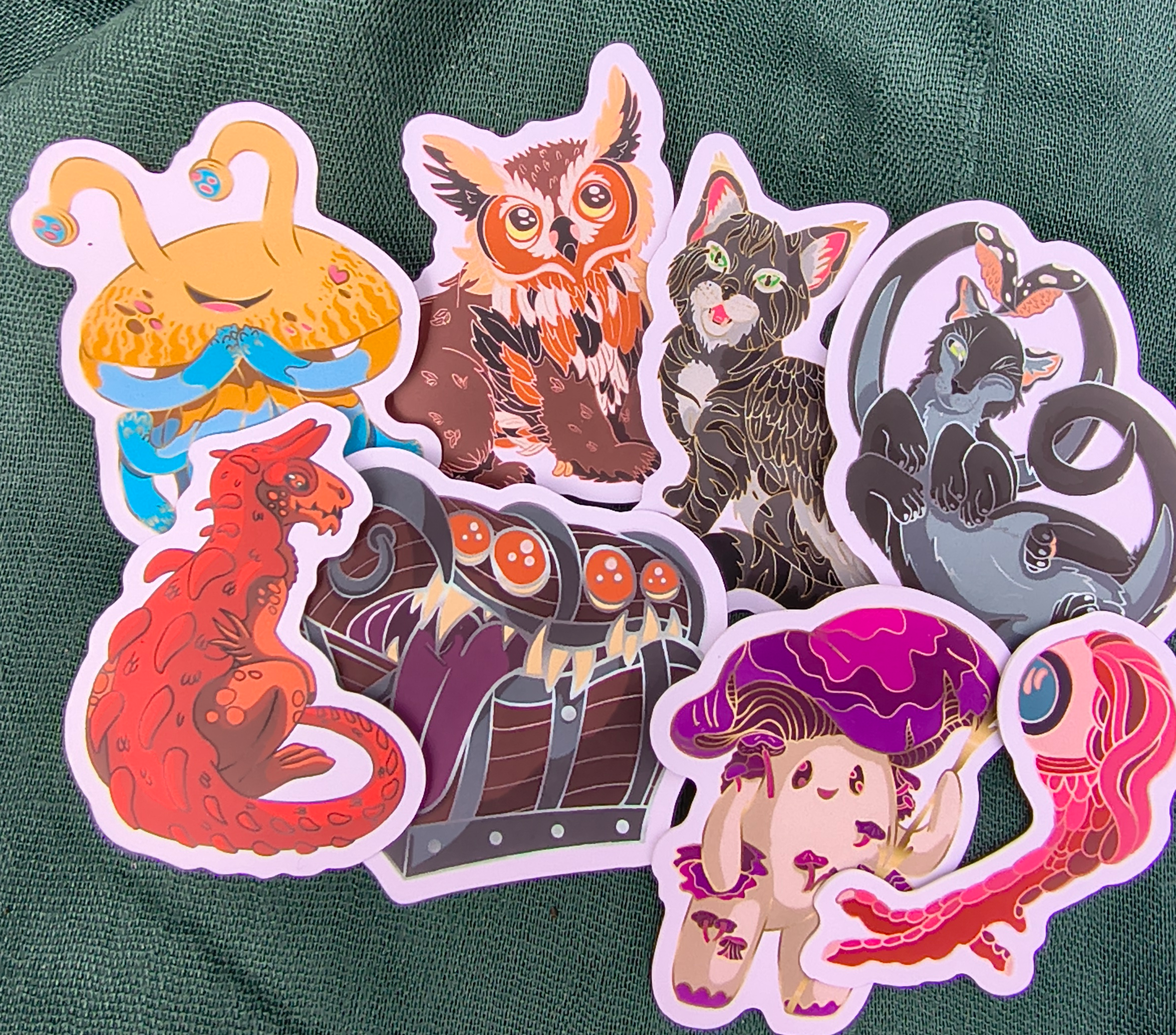 DND cute critters sticker pack